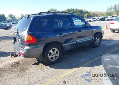 2004 Hyundai Santa Fe Gls/Lx z USA, uszkodzony, nr VIN KM8SC73E84U777987